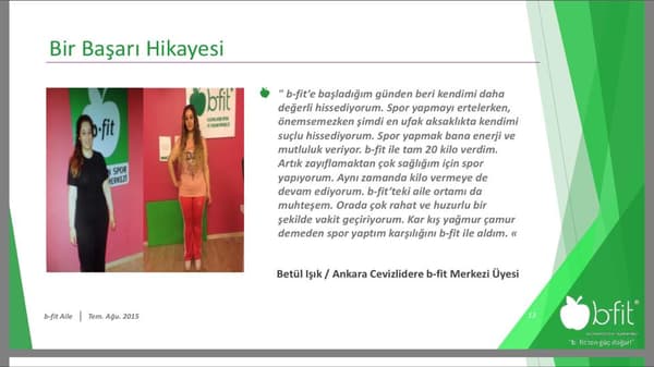 B Fit Cevizlidere - 67. Fotoğraf B Fit Cevizlidere - 67. Fotoğraf