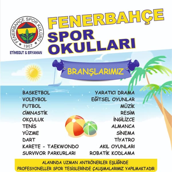 Fenerbahçe Spor Okulları - Eryaman - 10. Fotoğraf Fenerbahçe Spor Okulları - Eryaman - 10. Fotoğraf